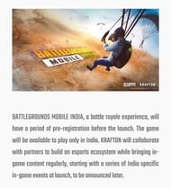 Announcement about the Battlegrounds Mobile India esports ecosystem (Image via Sportskeeda)